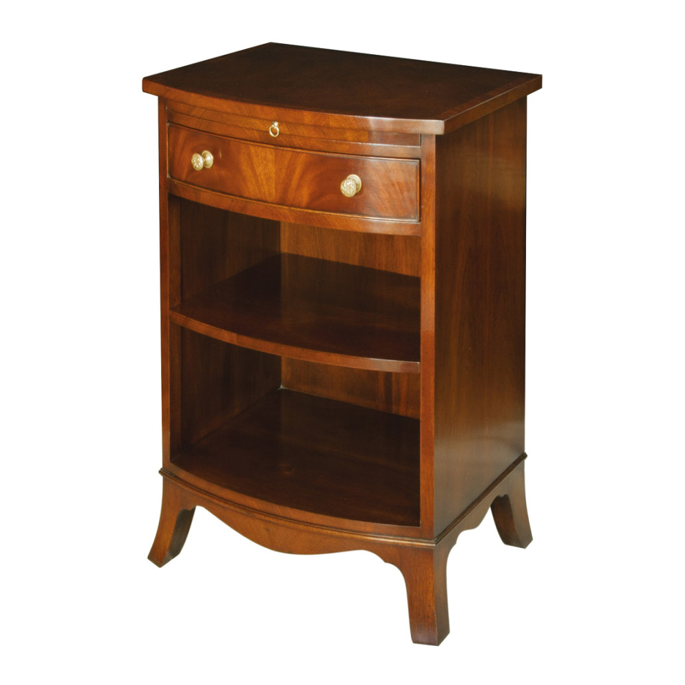 Mahogany Bedside Cabinet with slide