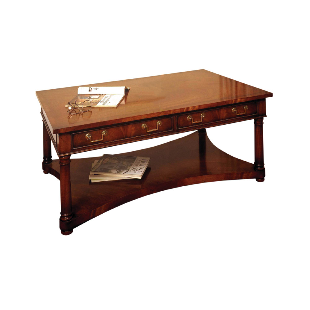 Mahogany 4-drawer Coffee Table