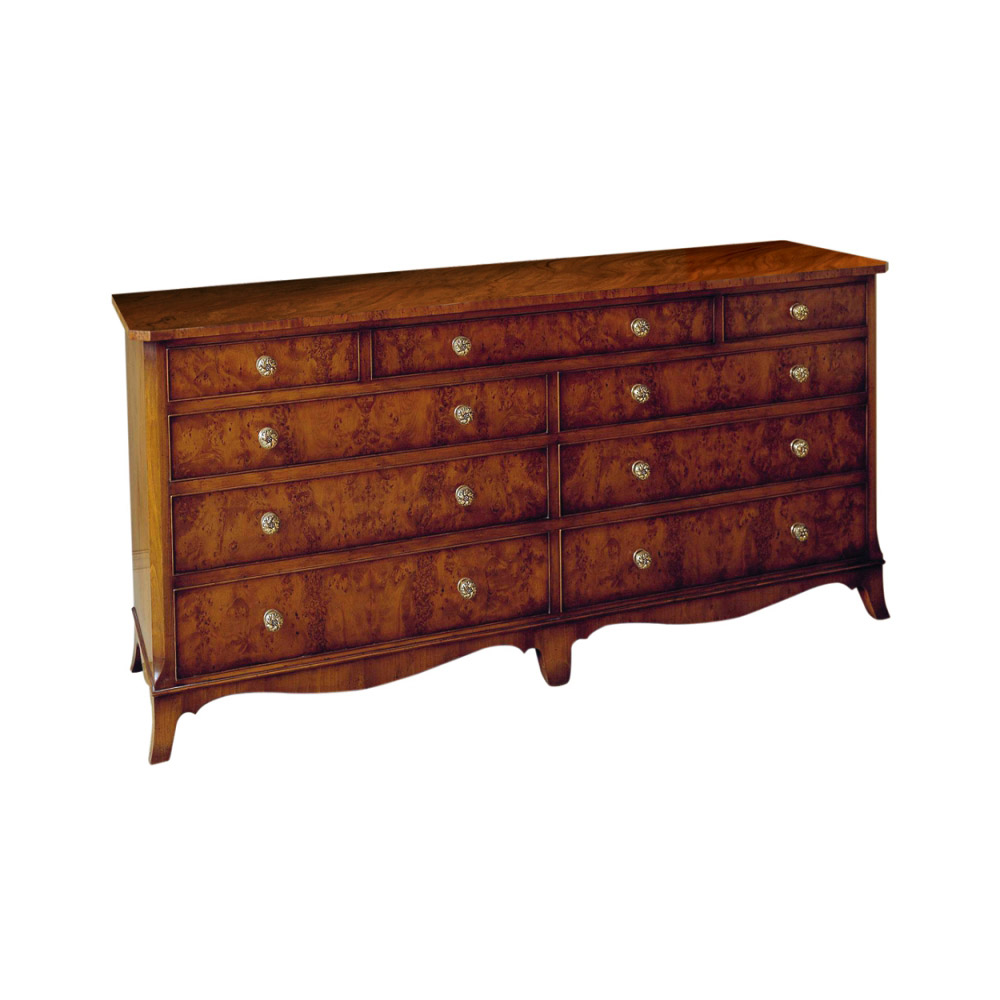 Yew Double Chest of Drawers