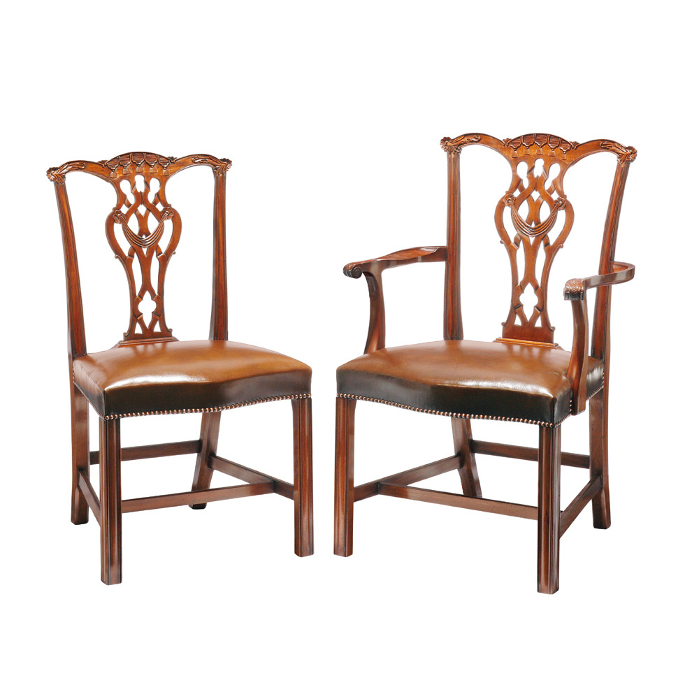 Mahogany Chippendale chair