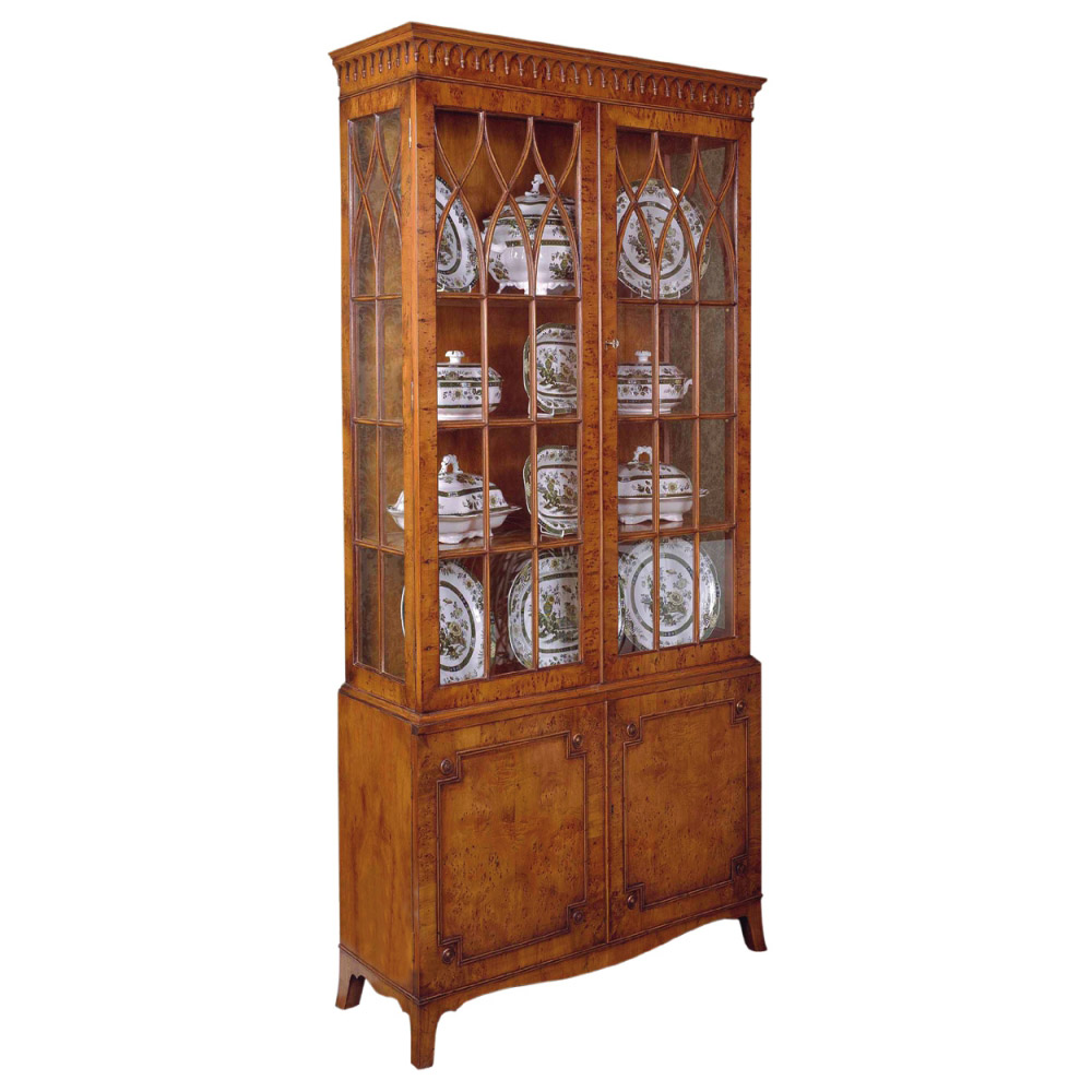 Yew Display Cabinet