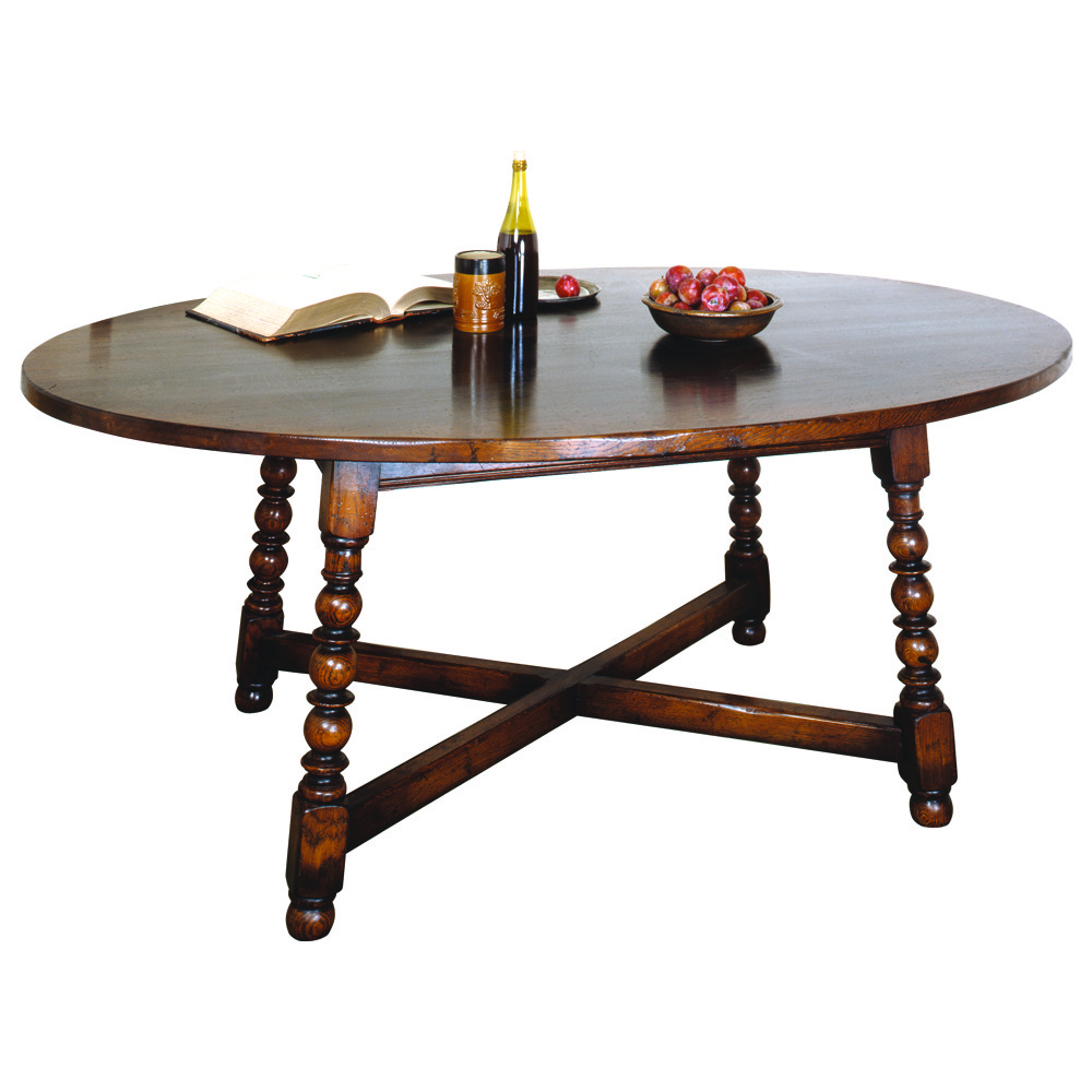 Oak Oval Dining Table