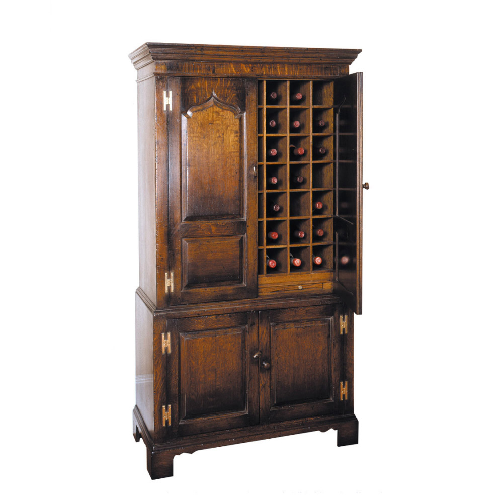 Oak Wine Storage Cupboard