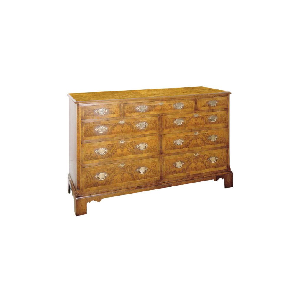 Walnut Double Chest of Drawers